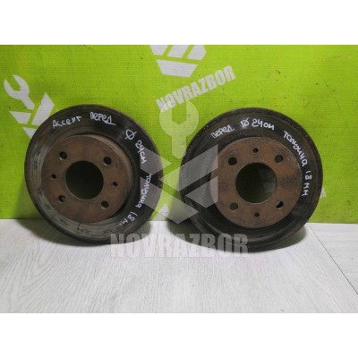 Диск тормозной передний вентилируемый Hyundai Accent 2 (+ТАГАЗ) 00-12