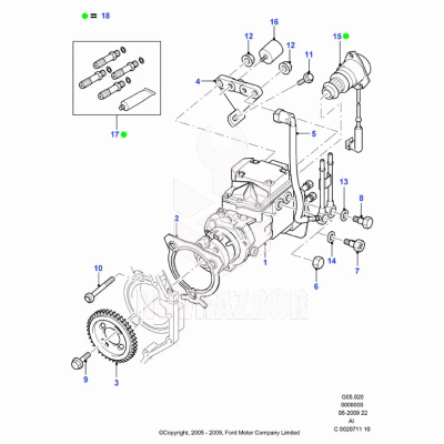ТНВД Ford Transit FA 2000-2006