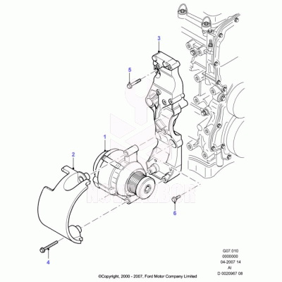 Генератор Ford Transit FA 2000-2006