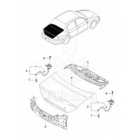 Панель задняя Kia Spectra 2001-2011