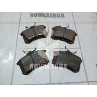 Колодки тормозные задние дисковые к-кт Peugeot 307 2001-2008